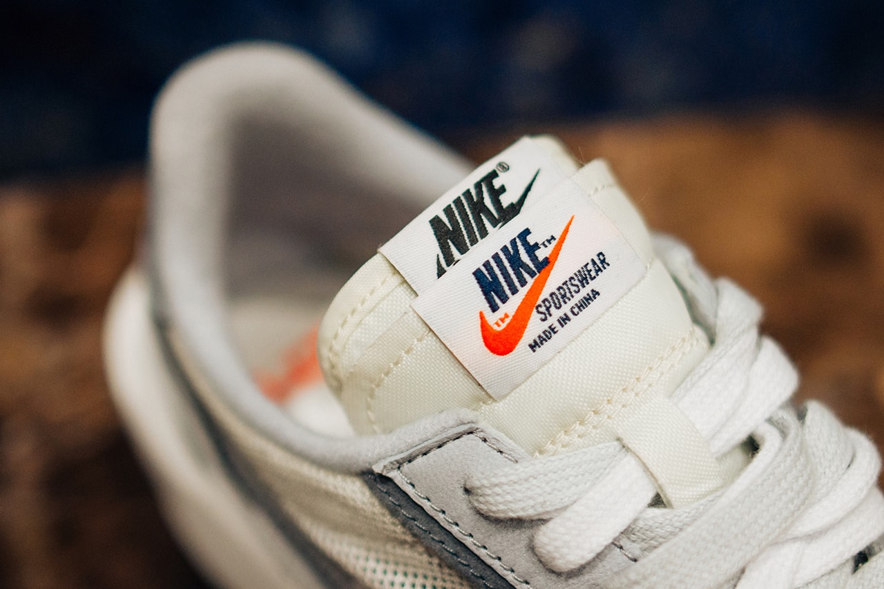 sacai x Nike LDV Waffle Daybreak Blazer White/Grey Colorway Cop Purchase Buy Sneakers Trainers Kicks Footwear