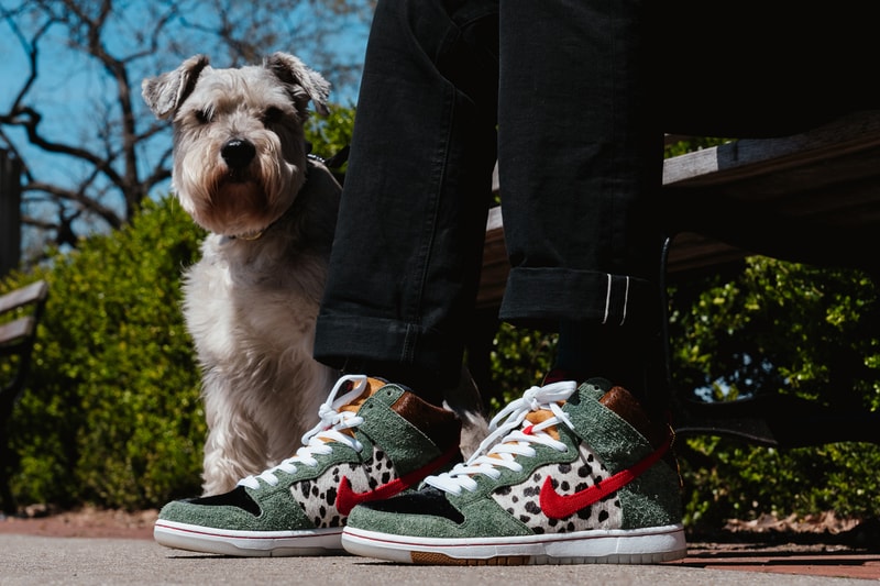 Nike SB Dunk High Walk the Dog Closer Look 4/20 Release HYPEBEAST