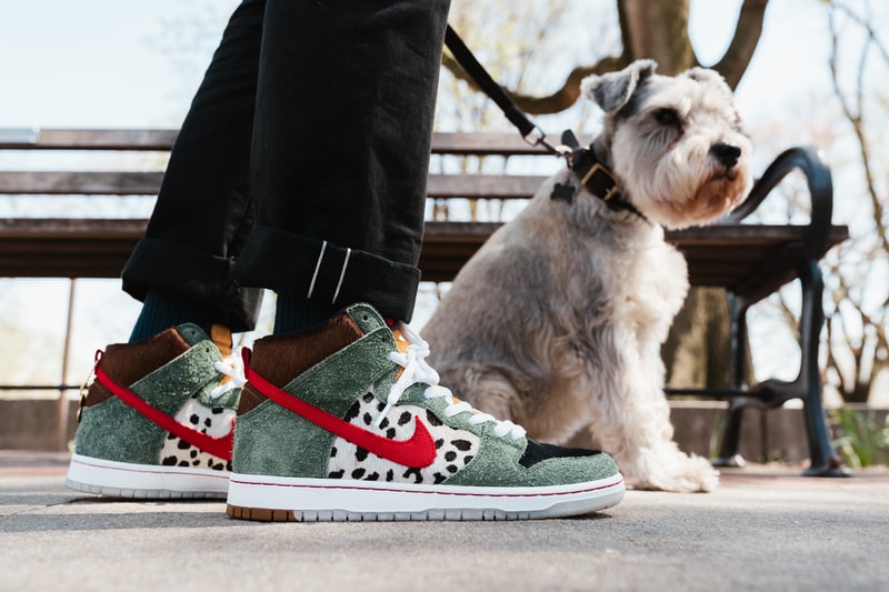 Nike SB Dunk High Walk the Dog Closer Look 4/20 Release HYPEBEAST