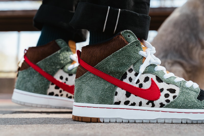 Nike SB Dunk High Walk the Dog Closer Look 4/20 Release HYPEBEAST