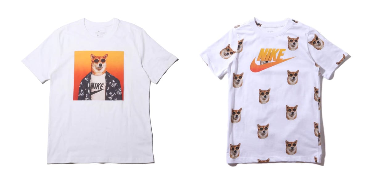 Nike Sportswear Shiba Inu Dog Graphic T 