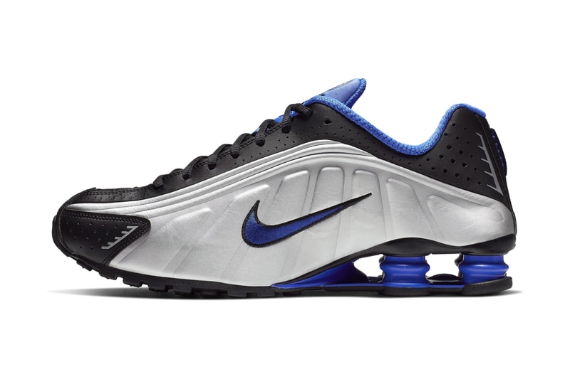 Nike Shox R4 Racer Blue & Metallic Silver Release 