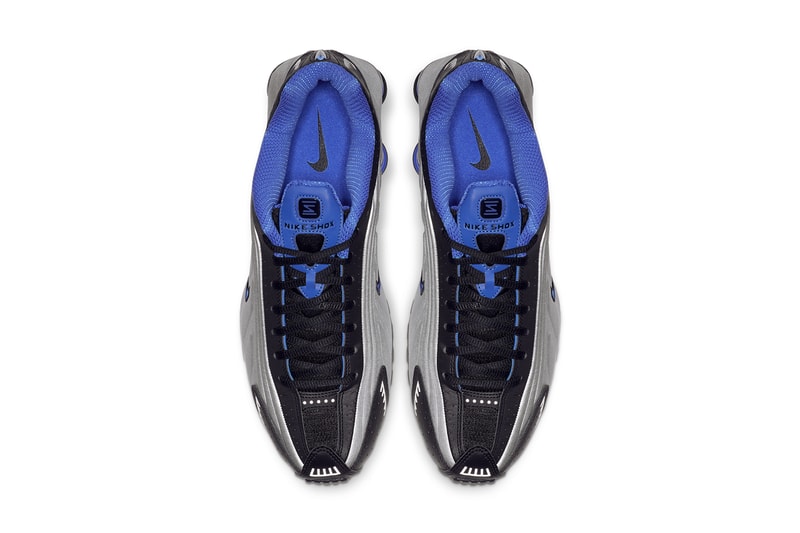 Nike Shox R4 Racer Blue & Metallic Silver Release 