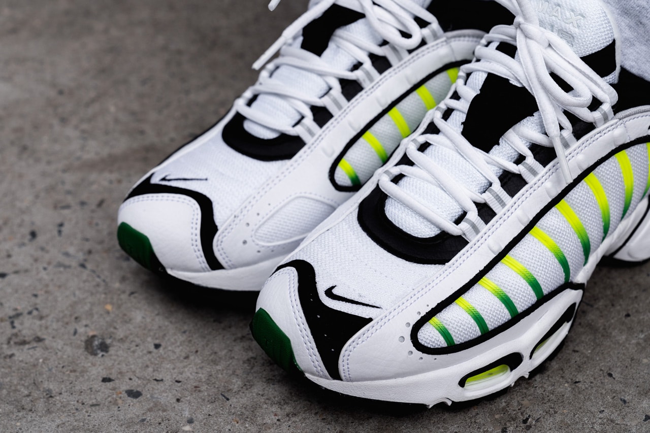nike air max tailwind 4 volt green white colorway sneaker release 