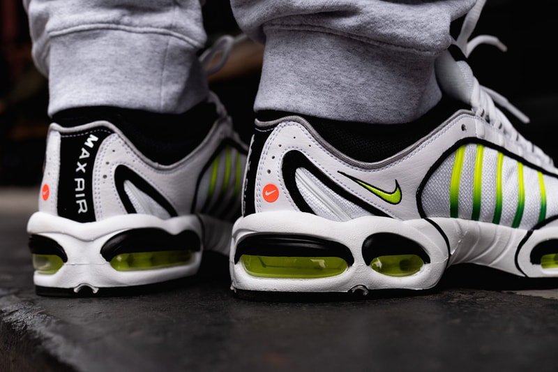 nike air max tailwind 4 volt green white colorway sneaker release 