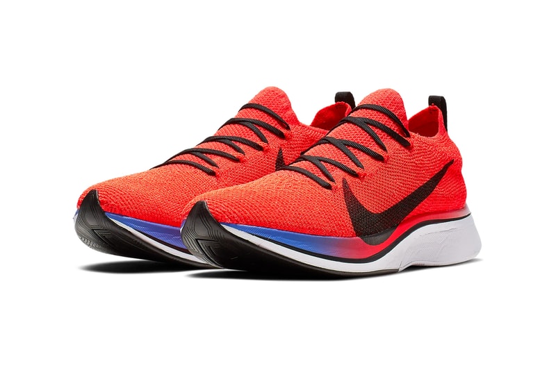 nike vaporfly 4 flyknit bright crimson sapphire white black release 