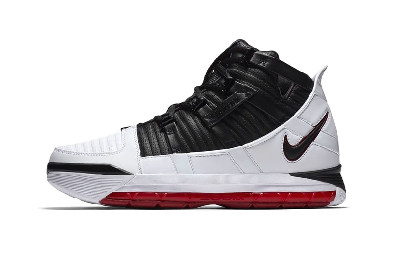 Nike Zoom LeBron 3 Home Release Info AO2434-101 Black White Red