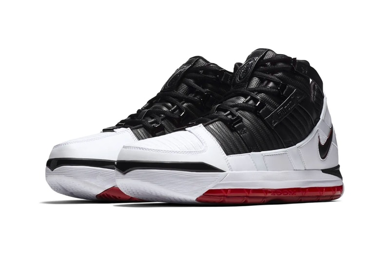 Nike Zoom LeBron 3 Home Release Info AO2434-101 Black White Red
