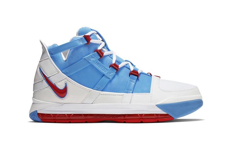 Nike Zoom LeBron 3 Houston Oilers texans warren moon rich paul AO2434-400 Release 2006 nba all star game mvp university blue white red