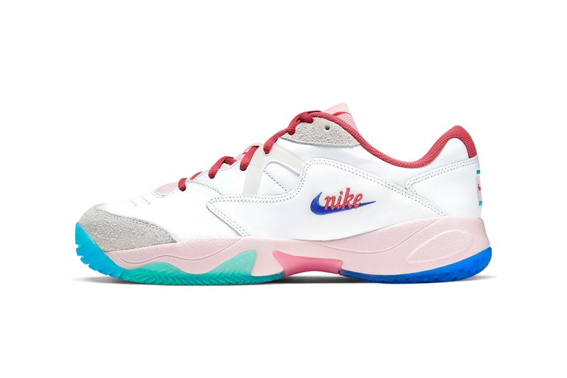 Nikecourt Lite 2 Pink Foam & White Sail Release tennis Serena Williams Roger Federer