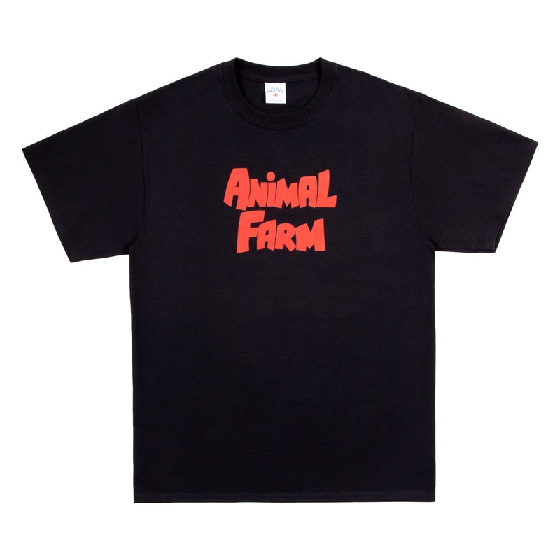 NOAH NYC Animal Farm Capsule Collection SS19 Spring Summer 2019 George Orwell Fictional Political Novel Pigs Logo Graphic Heavy Drop Release Dover Street Market London Buy Now Information