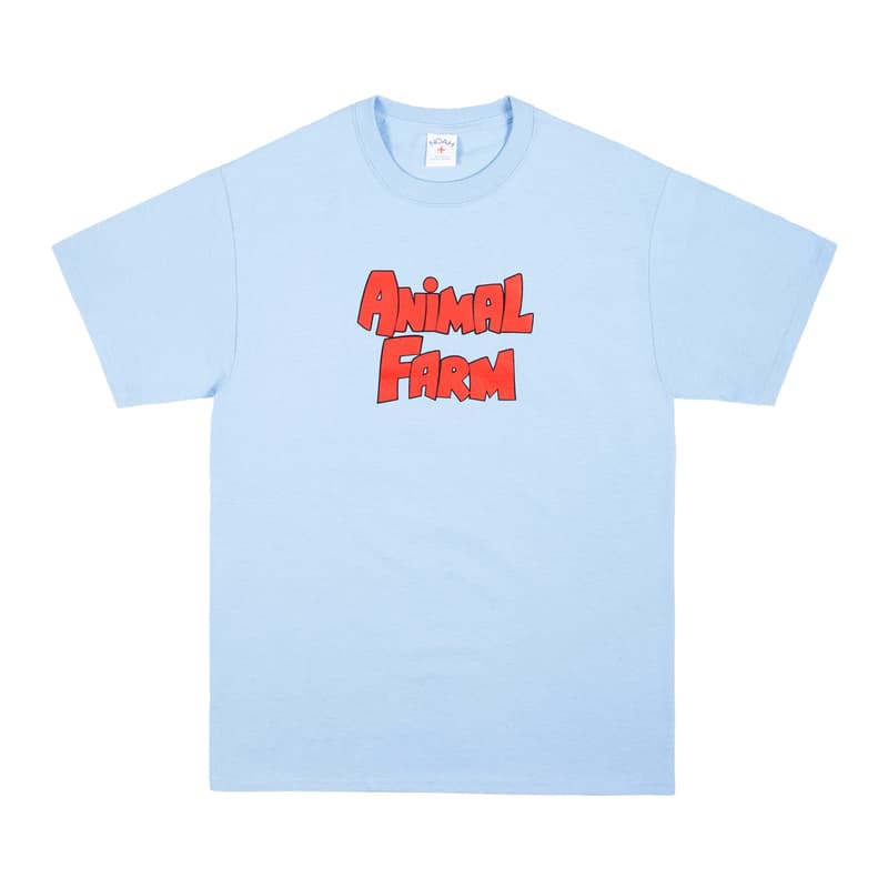 NOAH NYC Animal Farm Capsule Collection SS19 Spring Summer 2019 George Orwell Fictional Political Novel Pigs Logo Graphic Heavy Drop Release Dover Street Market London Buy Now Information