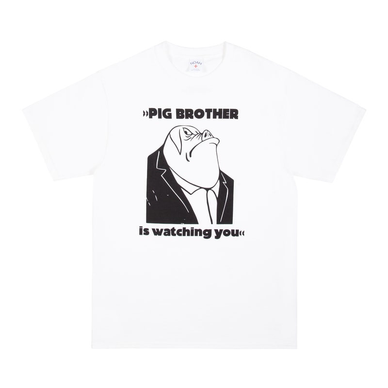 NOAH NYC Animal Farm Capsule Collection SS19 Spring Summer 2019 George Orwell Fictional Political Novel Pigs Logo Graphic Heavy Drop Release Dover Street Market London Buy Now Information