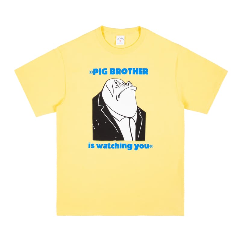 NOAH NYC Animal Farm Capsule Collection SS19 Spring Summer 2019 George Orwell Fictional Political Novel Pigs Logo Graphic Heavy Drop Release Dover Street Market London Buy Now Information