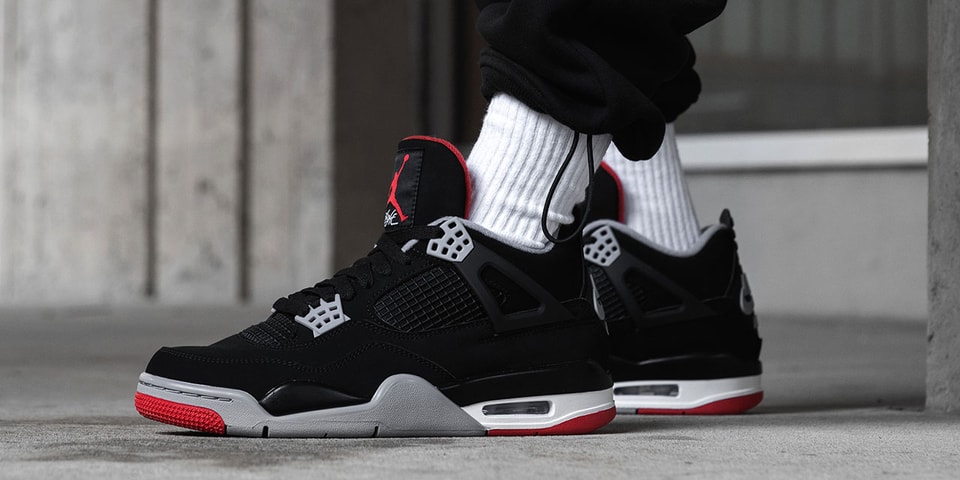 Air jordan 4 on foot Clearance