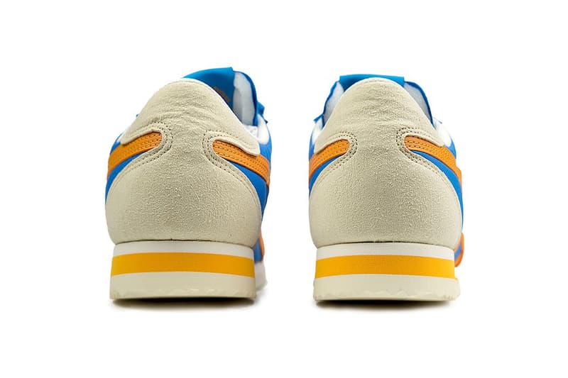 Onitsuka Tiger Corsair Azul Blue Citrus OG Runner Sneaker Release Drop Date Eleven Store Buy Now 1970 Retro New EVA Midsole Rubber Outsole Endurance Track Field 