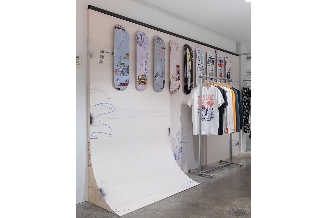 Numbers Othelo Gervacio Dover Street Market New York Spring Summer 2019 SS19 Hoodies Skateboards Artwork Long Sleeve T-Shirts Capsule Collection