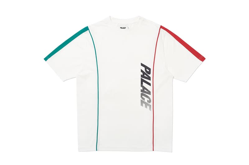 Every Palace Piece Dropping on April 5 Skateboards Cop Purchase Buy Streetwear Fashion Clothing Jackets Hoodies Sweatshirts Pants Trousers Caps Accessories London Brewer St New York