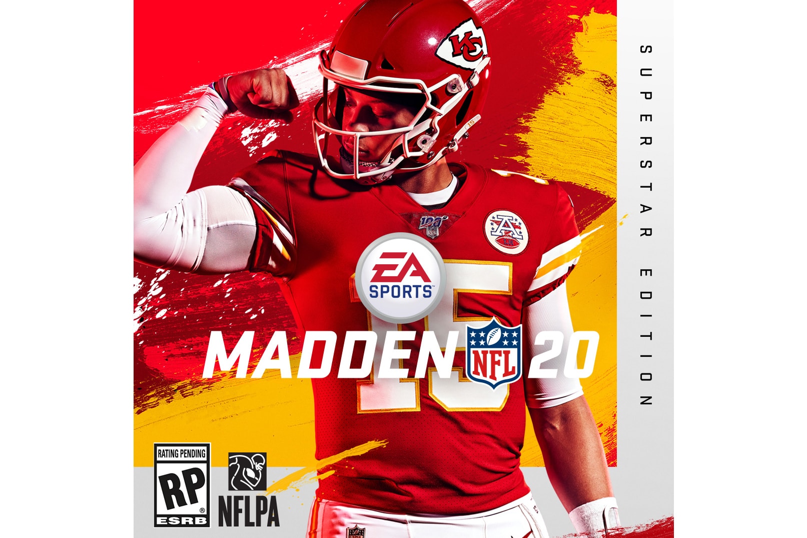 2018 MVP Patrick Mahomes Covers 'Madden NLF 20' football gaming ea sports Kansas City Chiefs