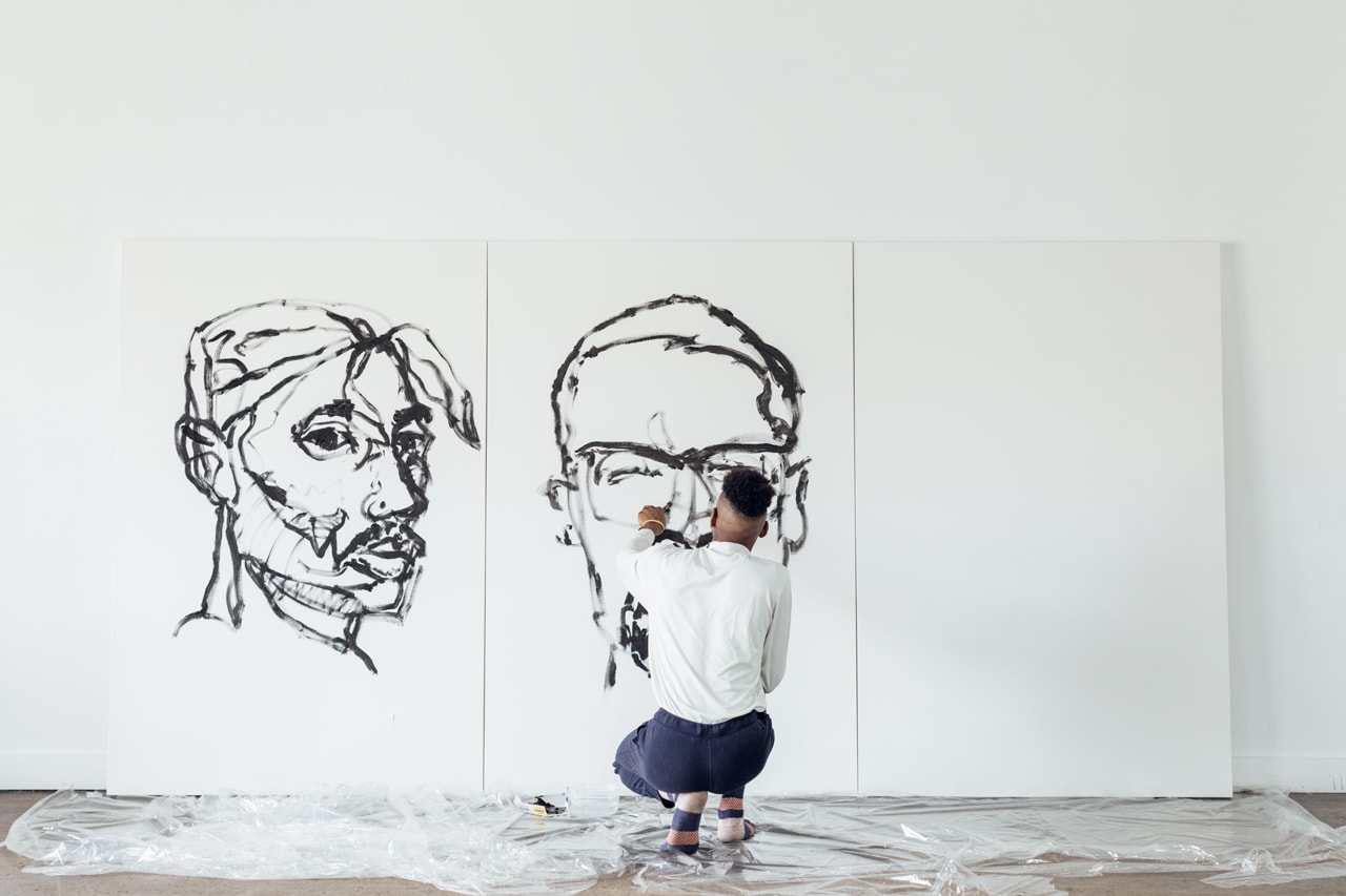 pen and paper markeidric walker artist artworks collaborations drawings sketches paintings atlanta contemporary art