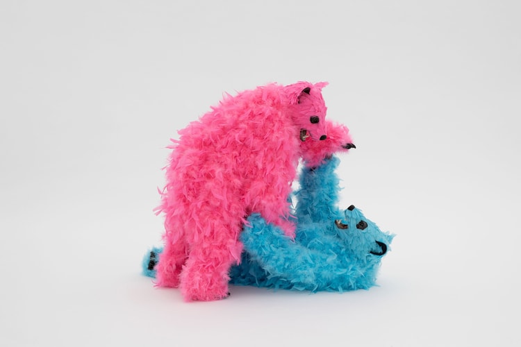Paola Pivi's Feather-Colored Bears Invade Perrotin New York