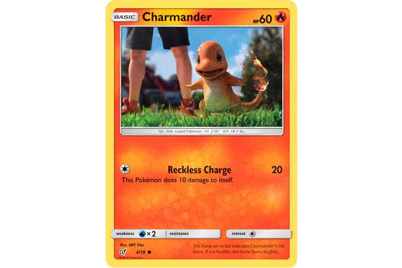 'Detective Pikachu' New Trading Cards booster pack charizard mewtwo ryan reynolds The Pokémon Company