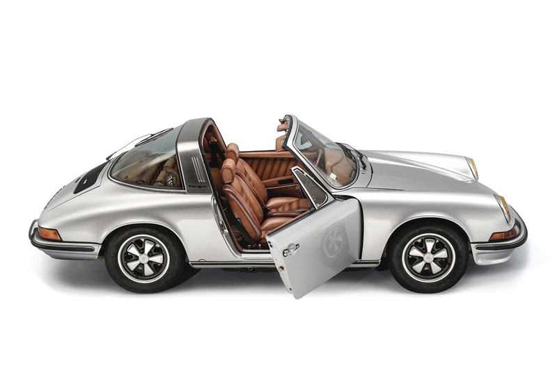 Porsche 911 Targa 1973 Berluti The Art of Craftsmanship Fully Custom Reworked Classic Car Automotive Design Vintage Sotheby's Auction House 200000 USD Bag Driving Shoes