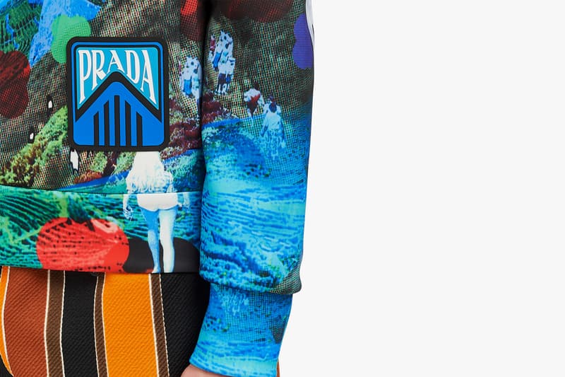 Prada Multi Art Printed Technical Jersey Cardigan shirts jackets Italian Luxury