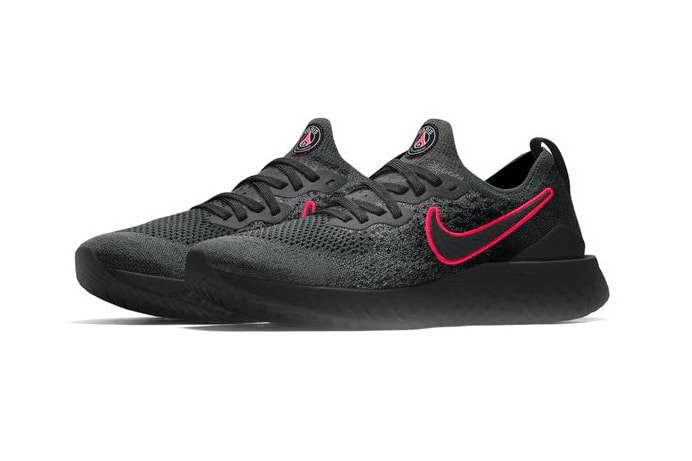 Paris Saint-Germain x Nike Epic React Flyknit 2 Online Drop PSG football black pink blue red white