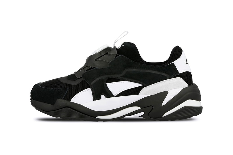 Puma Thunder Disc Spectra Black White Technology Sole Swap Spring Summer 2019 Footwear Blaze New Concept Footwear News Sneaker Drops April Monochromatic Drop Release Date Information