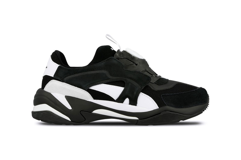 Puma Thunder Disc Spectra Black White Technology Sole Swap Spring Summer 2019 Footwear Blaze New Concept Footwear News Sneaker Drops April Monochromatic Drop Release Date Information