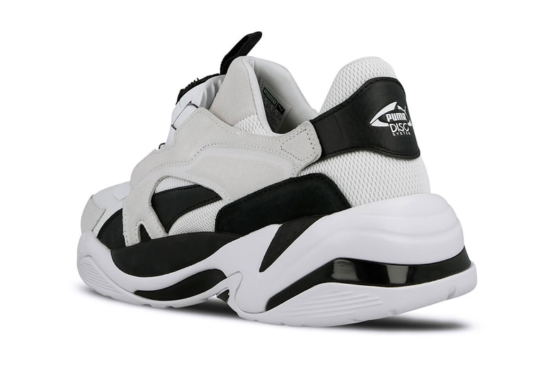 Puma Thunder Disc Spectra Black White Technology Sole Swap Spring Summer 2019 Footwear Blaze New Concept Footwear News Sneaker Drops April Monochromatic Drop Release Date Information