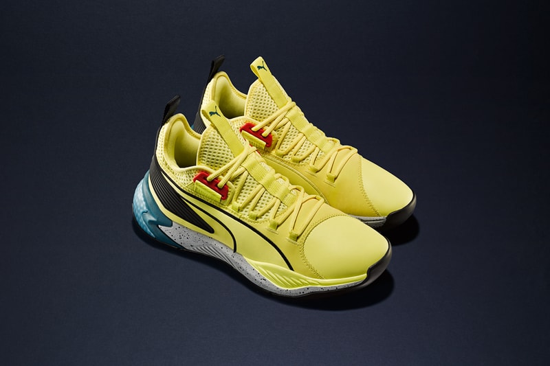 PUMA Uproar Spectra basketball yellow white boost green red sports black sport demarcus cousins danny dreen deandre ayton hoops terry rozier 90s street style sportswear