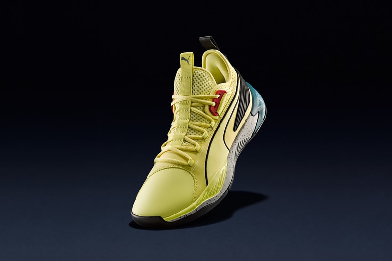 PUMA Uproar Spectra basketball yellow white boost green red sports black sport demarcus cousins danny dreen deandre ayton hoops terry rozier 90s street style sportswear
