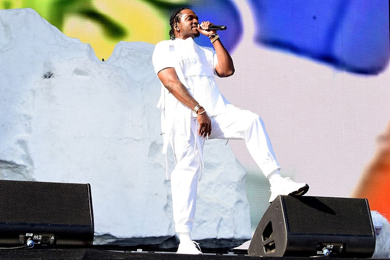 PUSHA T Teases Upcoming adidas Ozweego Collab coachella white leather Nose Candy Mandy