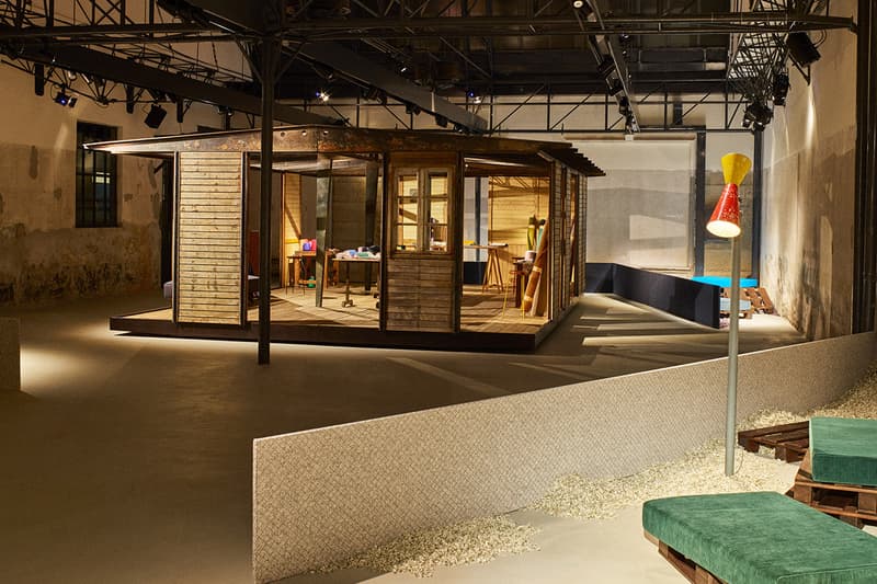 Raf Simons x Kvadrat Collection Milan Release Salone del Mobile SS19 Spring Summer 2019 Garage 21 Installation Space Milan Design Week No Man's Land
