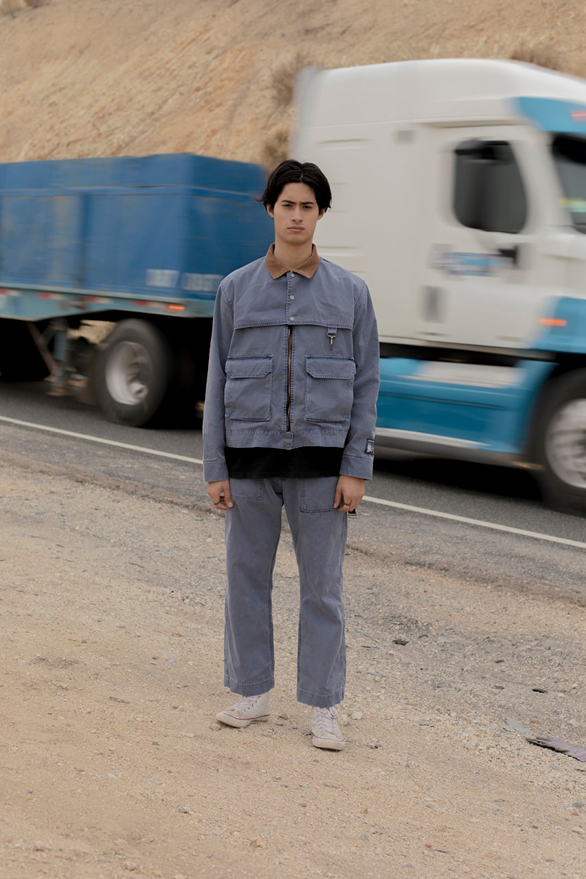 Reese Cooper Barneys New York Pre Fall 2019 Collection Exclusive Stockist USA "Against the Wind" XO Copley Place Madison Avenue Beverly Hills Varsity Jacket Work Shirt Trousers Californian Landscape Artwork T-Shirts Hoodies
