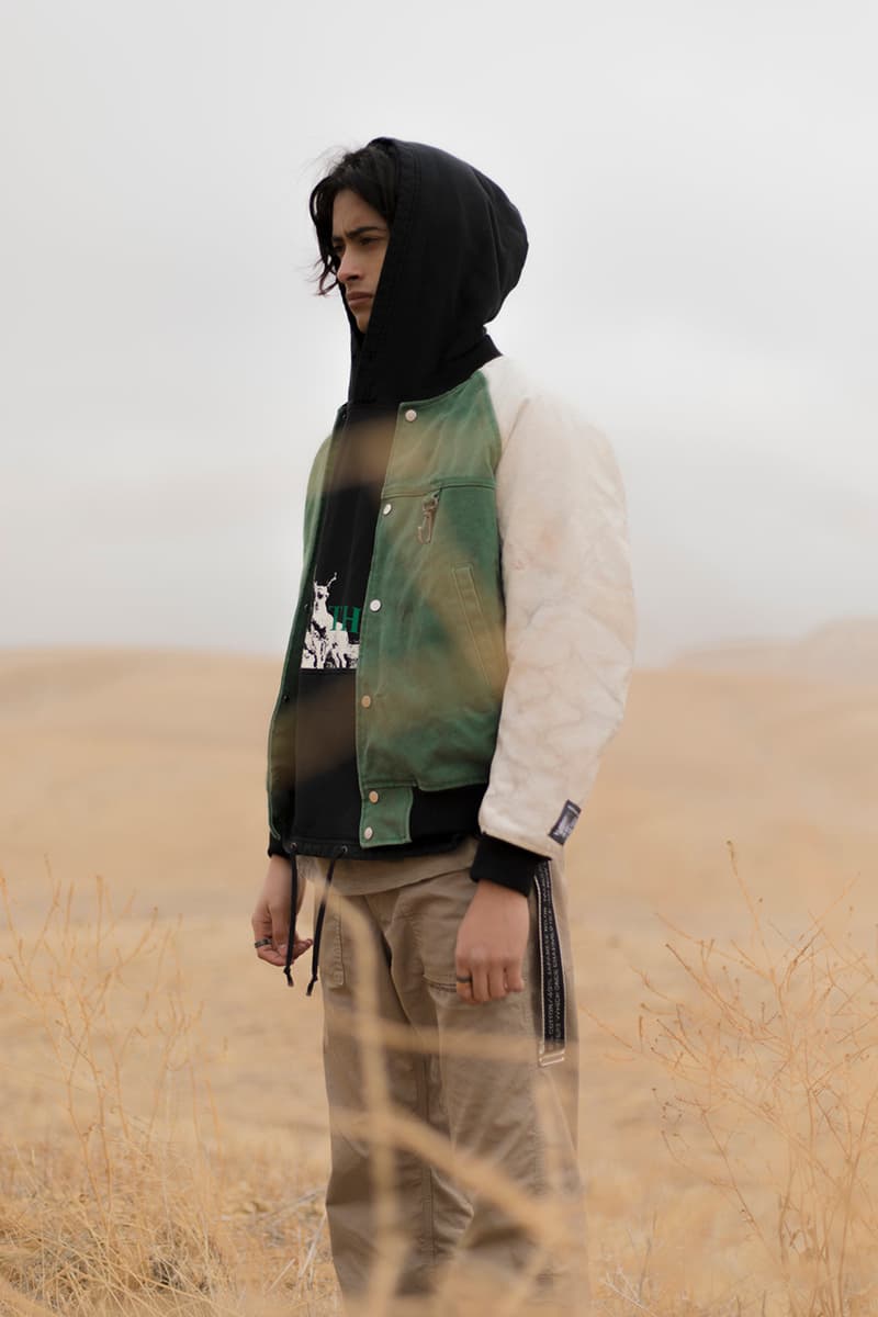 Reese Cooper Barneys New York Pre Fall 2019 Collection Exclusive Stockist USA "Against the Wind" XO Copley Place Madison Avenue Beverly Hills Varsity Jacket Work Shirt Trousers Californian Landscape Artwork T-Shirts Hoodies