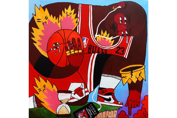 ricardo cavolo heros wound exhibition artworks paintings