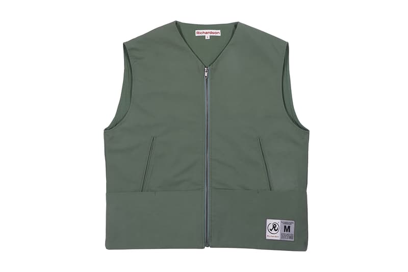 Richardson Spring Summer 2019 SS19 Warp Collection LSD Glyph Logo Polos Swimsuits Towels Utility Vest Sage Green Navy Blue New York LA Shop Release Information Buy Cop Now