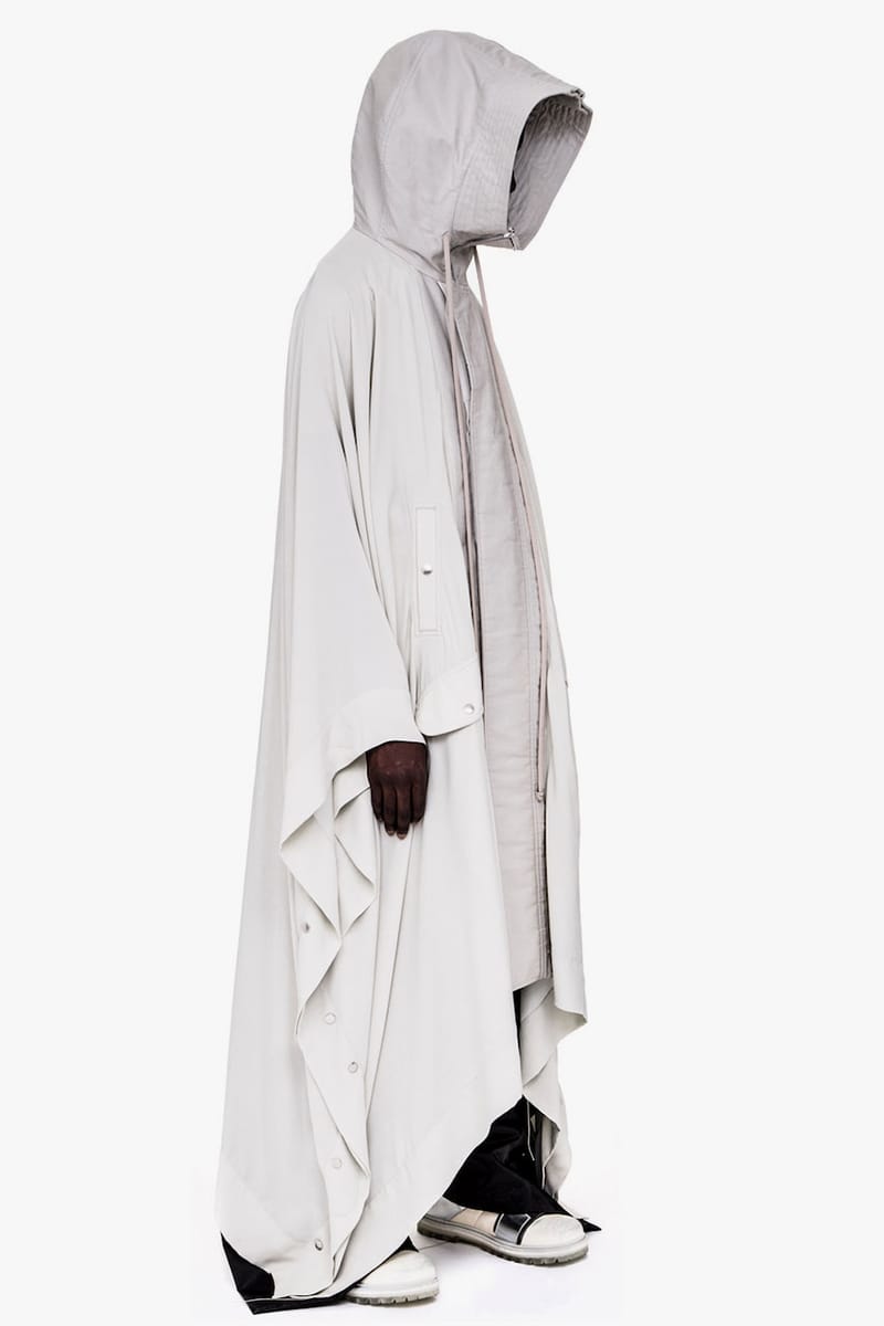 asymmetric hoodie by rick owens