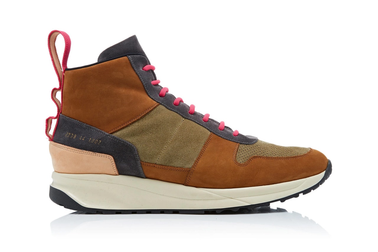 robert geller rg common projects runner fall winter 2019 sneaker shoe release contrast laces suede upper moda operandi 
