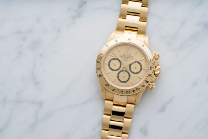 Phillips auction angelo parilla gold rolex daytona f1 2019 formula one racing may april ayrton senna info details price cost pricing geneva watch nine 9 hotel la reserve paris france