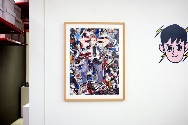 Kim Jungyoun & Rudy Sneaker Art Seoul Exhibition Off-White Jordan Comics Illustration