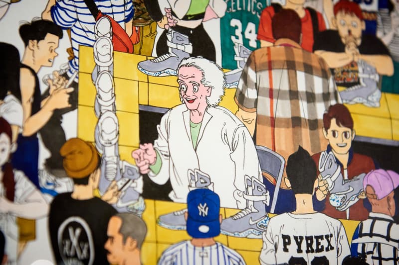 Kim Jungyoun & Rudy Sneaker Art Seoul Exhibition Off-White Jordan Comics Illustration
