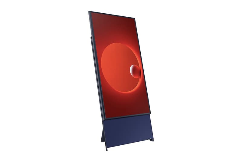 Samsung Sero Vertical TV 90 Degrees Flippable Screen 43 Inch QLED Television NFC Compatible Mobile Screen Millennials Technology News 4K HD