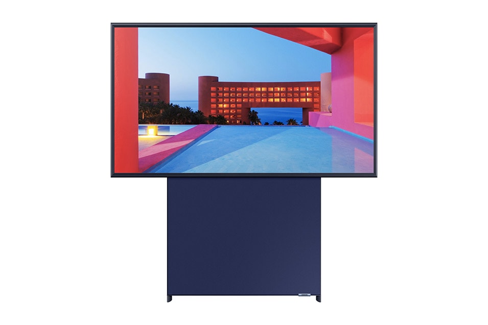 Samsung Sero Vertical TV 90 Degrees Flippable Screen 43 Inch QLED Television NFC Compatible Mobile Screen Millennials Technology News 4K HD 