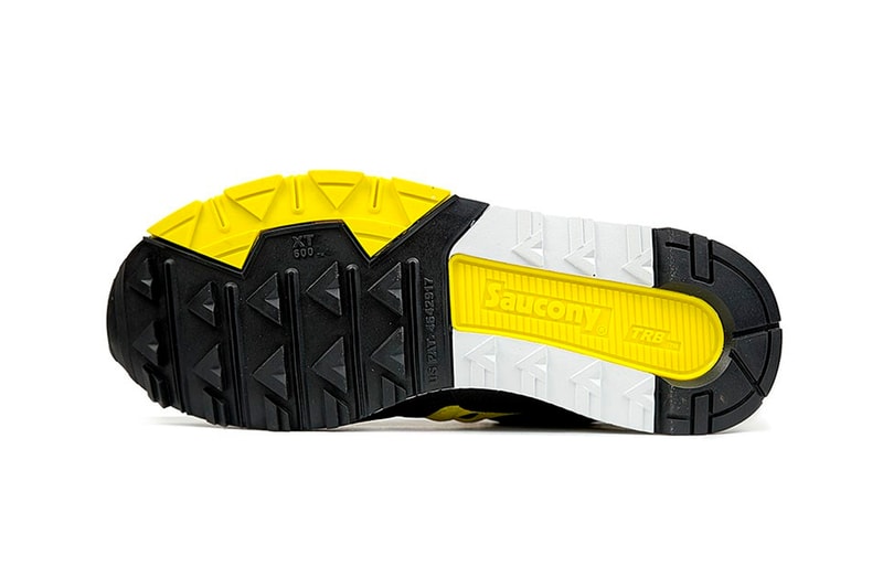 Saucony Goes Archival With the Azura OG in Black Yellow vintage retro sneakers shoes