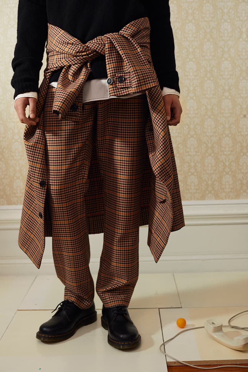 Schnayderman's Fall/Winter 2019 Collection Clothing Cop Purchase Buy Lookbook Lookbooks Collections 90s Inspired Mohair Cashmere Wool Viscose Camouflage Prints Blown Out Proportions Oversized Army Jackets Long Coats Checks Trousers Shirts