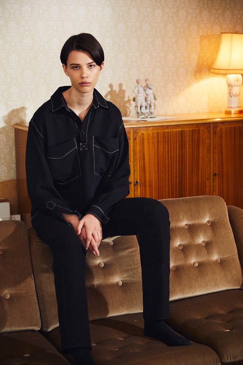 Schnayderman's Fall/Winter 2019 Collection Clothing Cop Purchase Buy Lookbook Lookbooks Collections 90s Inspired Mohair Cashmere Wool Viscose Camouflage Prints Blown Out Proportions Oversized Army Jackets Long Coats Checks Trousers Shirts 